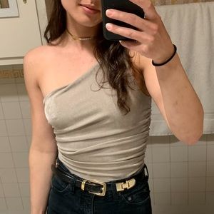 Free people shiny bodysuit